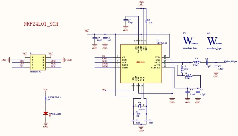 Nrf24l01 схема подключения