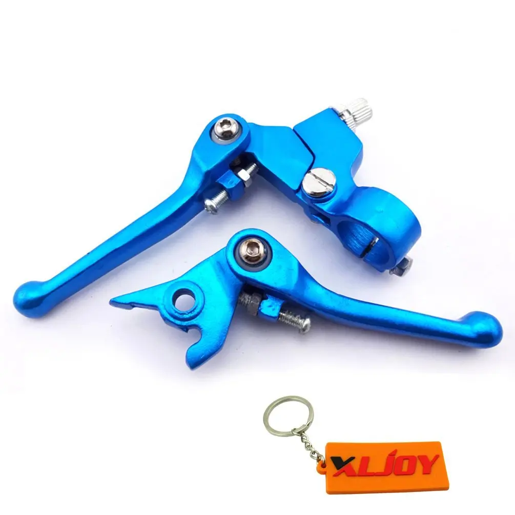 XLJOY Blue Handle Clutch Brake Lever for XRCRF KLX TTR SSR Chinese Dirt Pit Bike