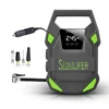 LED Light Digital Pre-set Portable 12V Car Tire Inflator Pump Mini Digital Compressor Auto Stop Pump Car tie air compressor
