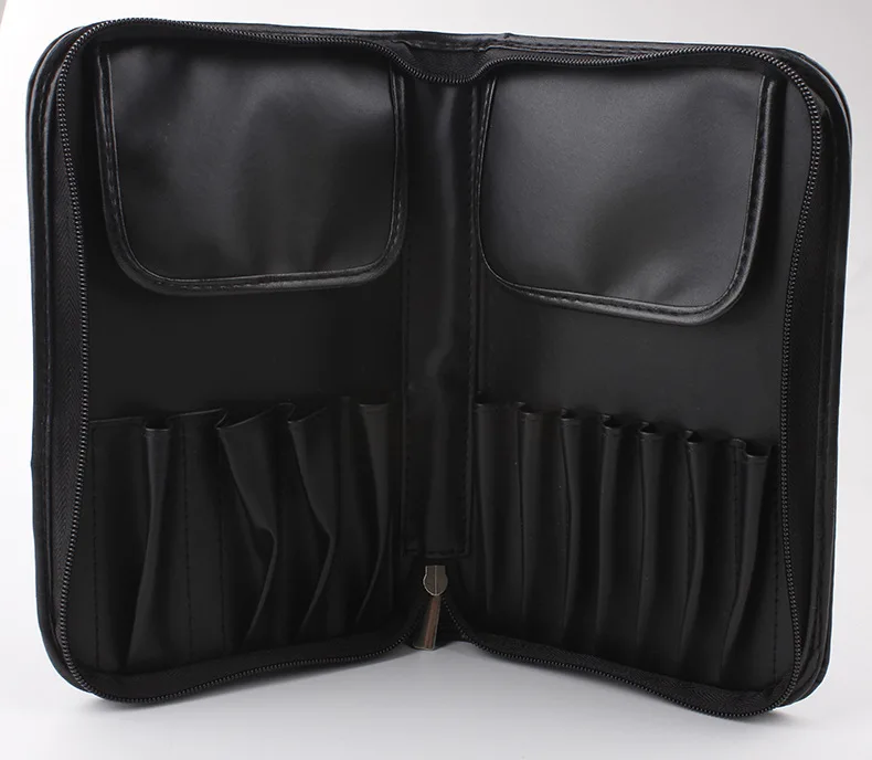 High Quality Zipper Brush Case Private Label Brush Holder Cosmetic