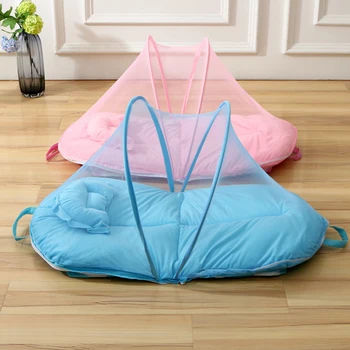 portable baby crib with mosquito net