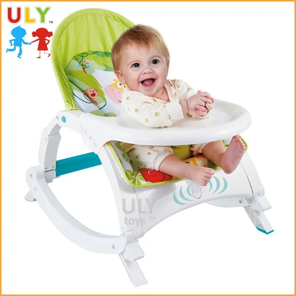 With hanging toy cheap vibrative music baby swings cradle chair