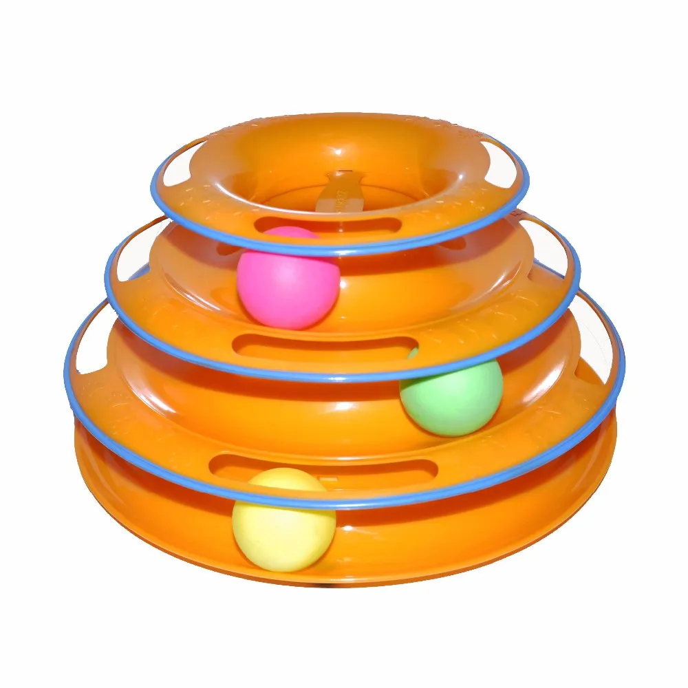 cat ball tower toy