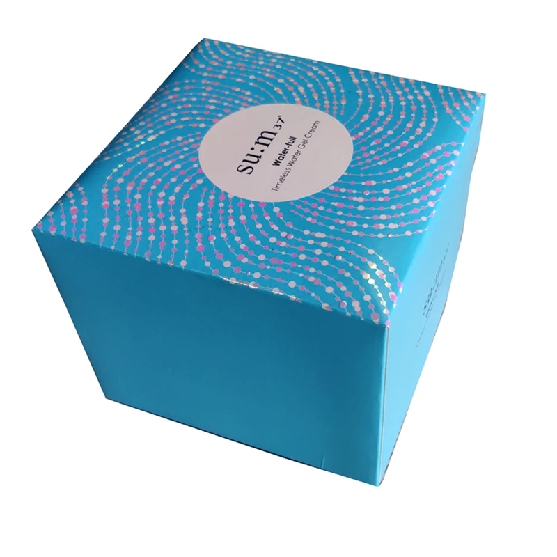 Cardboard Material Skin Care Cream Paper Box With Blister Interior ...