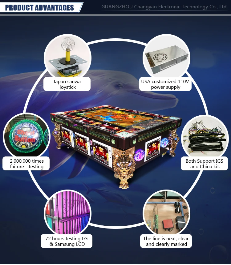 Changyao low price spinning machine 6 players 3d dragon warrior machine fish hunter games for sale 