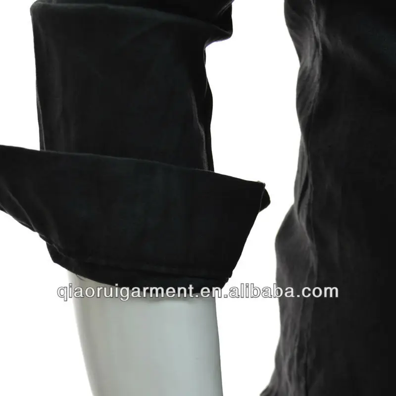 Men's Casual Slim Fit Black Linen Shirt Buy Slim Fit Black Linen