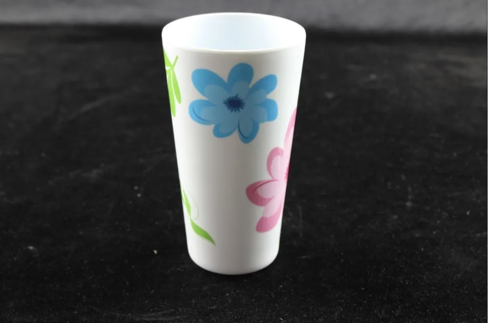 Melamine flower color cups