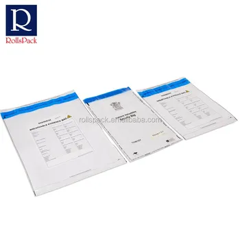 Hdpe Ldpe Plastic Security Cash Money Tamper Evident Bag In Stock Proof Bags Product On Alibaba