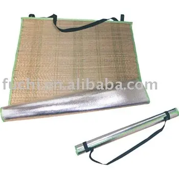 roll up bamboo beach mats