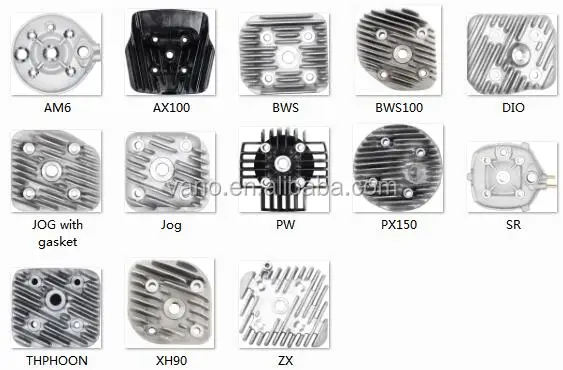 motorcycle JOG cylinder head cover with gasket