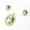 2015 New Arrival Fashion Stainless Steel Gold Plated Icon Charm Indian Jewelry Sets