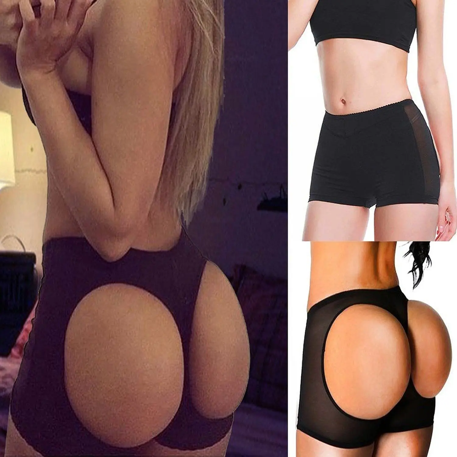 Buy Butt Lifter Panty Lift Push Up Hollow Panties Girdle Control Brazilian  Buttocks in Cheap Price on Alibaba.com
