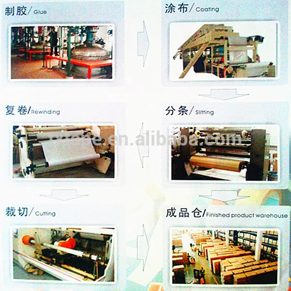 made in china acrylic glue high stick bopp self adhesive tape plant