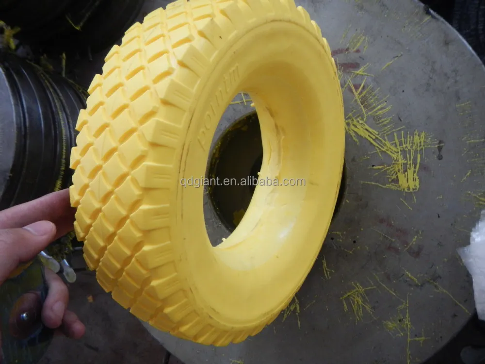 Peru wheelbarrow factory custom pu foam wheel 4.80/4.00-8