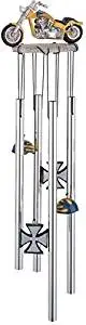 StealStreet SS-G-41001 Wind Chime Round Top Motorcycle Hanging Garden Decoration Windchime