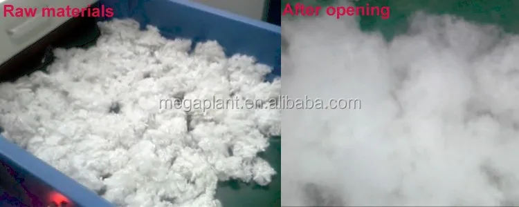 Hot-selling Fiber Carding Machine Pp Cotton Loosen Machine Raw Material Processing Machine