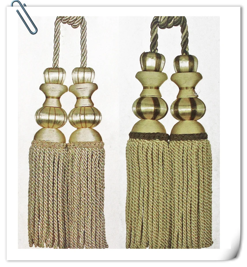 Cream Color Beads Tassel Pack Of 10