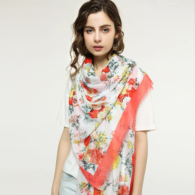 bohemian mandala flower infinity scarf wholesale scarf women US Seller