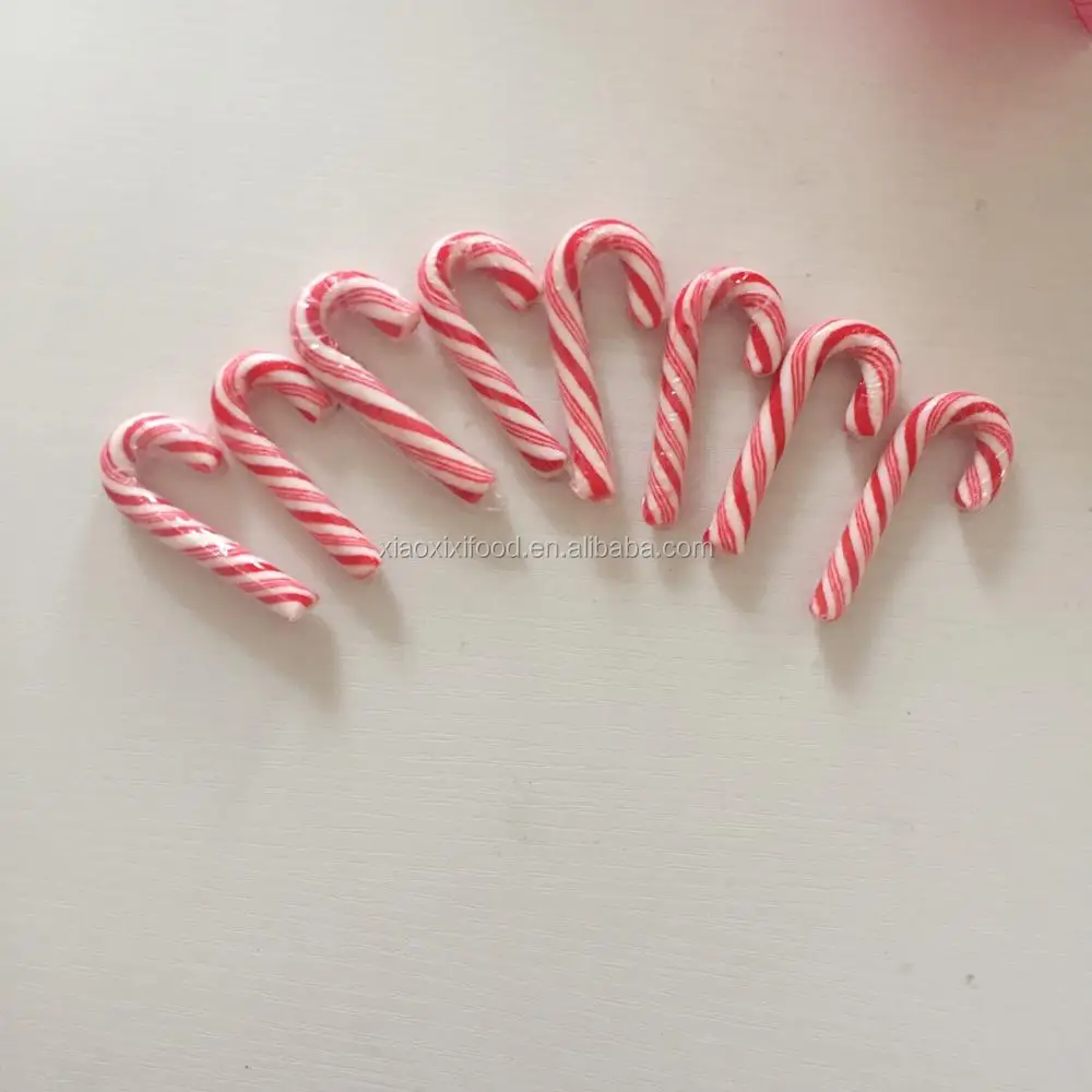 Wholesale 5g Mini Candy Cane For Christmas Halal Candy With Low Price