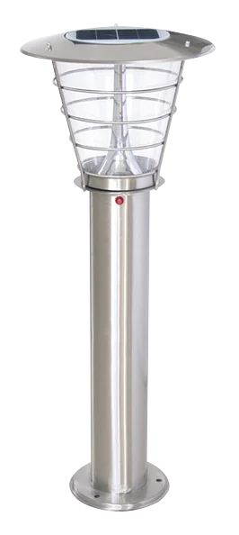 Best quality stainless steel garden light bollard 300mm 600mm 800mm 1000mm height solar lawn lamp