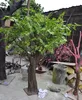 Custom Fiberglass Trunk Artificial Maple Autumn Trees Red Trees For Decorations