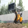 construction machine!!HW200 Powerful pulling force and four wheel drive mini track loaders Compact front end loaders