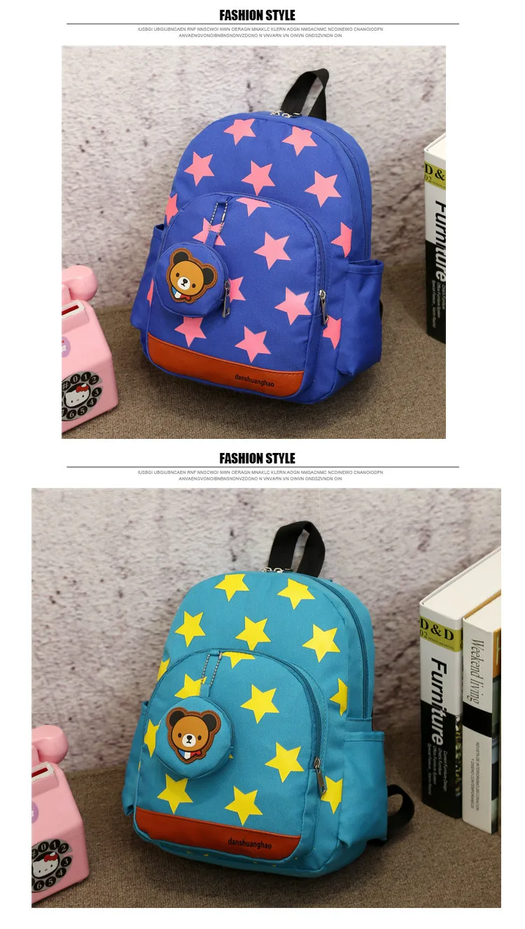 custom cartoon kids backpack high-capacity school backpack for period children boys and girls