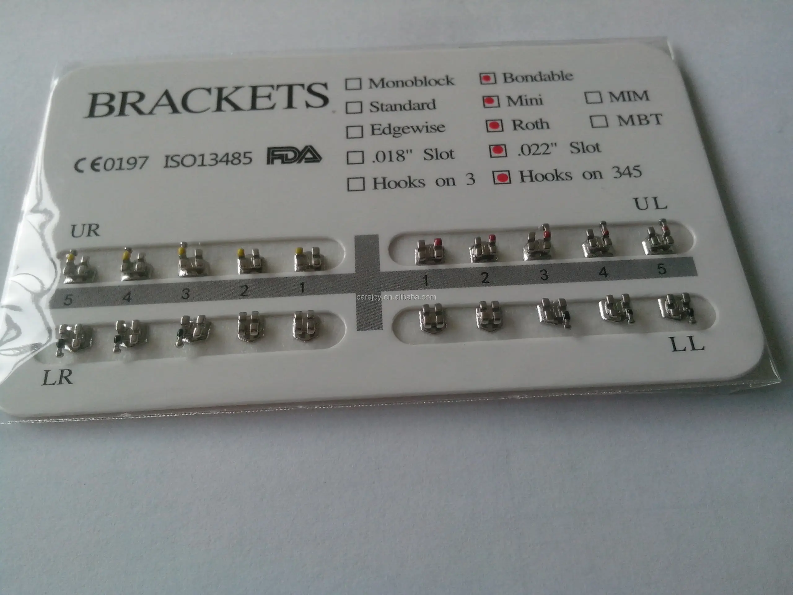 2019 Factory Price Dental Orthodontic Brackets/ Dental Metal Bracket