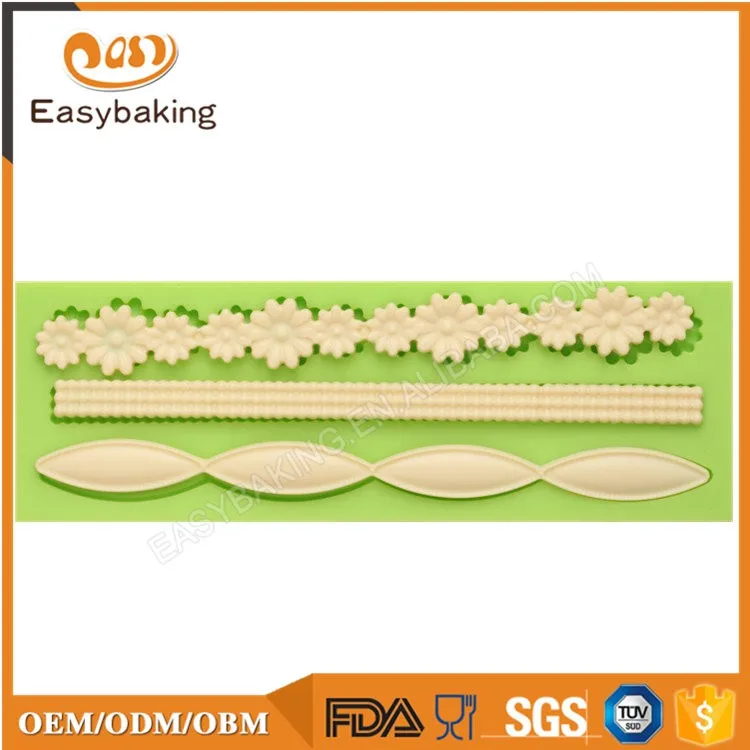 ES-5128 Fondant Mould Silicone Molds for Cake Decorating