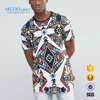 MGOO Special Designs Custom Made Clothing Manufacturers All Over Print T-shirts Crew Neck Fashion Floral Print