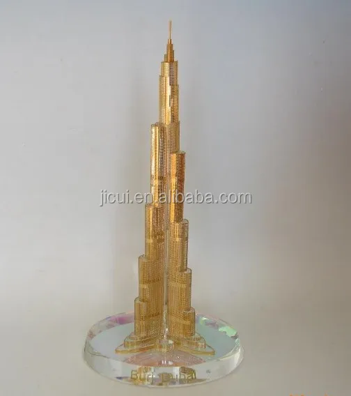 Crystal Burj Dubai Khalifa Tower Crystal Craft - Buy Burj Khalifa Model ...