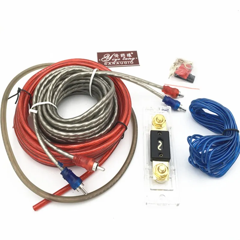 Car Audio Subwoofer Sub Amplifier Amp Wiring Kit Set Power Installation