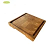 Kitchen cutting board wooden/ solid wood oak chopping board end grain oak with juice groove