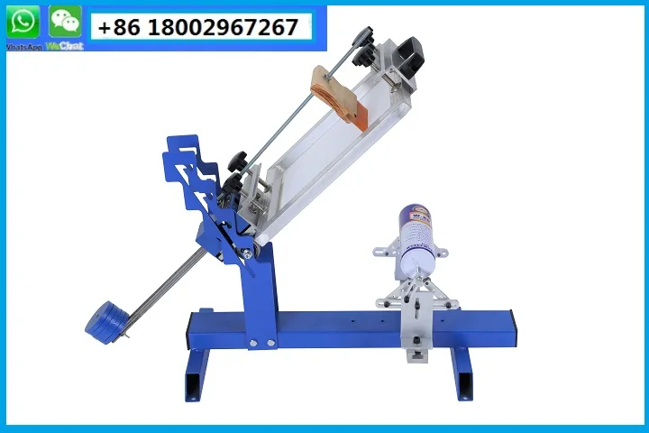 Silk Screen Manual Cylindrical Round Printer/screen Printing Machine ...