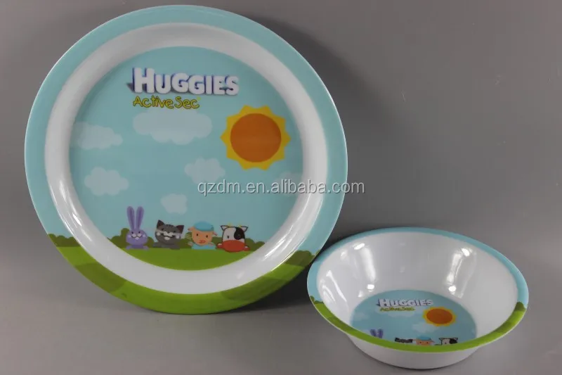 2pcs Melamine Kid's Dinner set