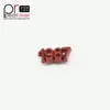 Small size Metal Garment red Rivets with Custom logo