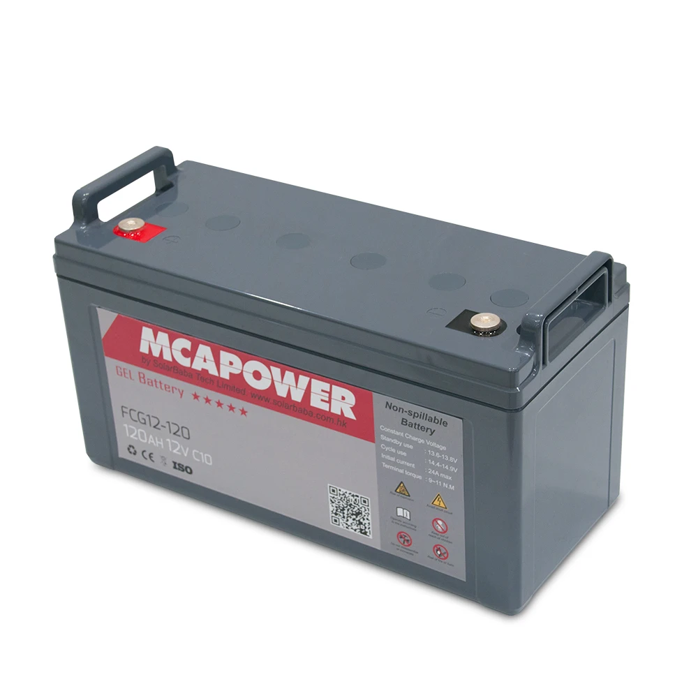 sealed lead acid gel batteria agm 120 ah 12v solar battery