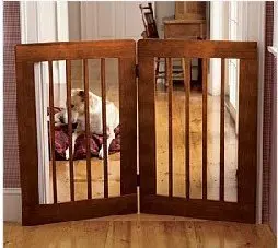 wooden safety gate