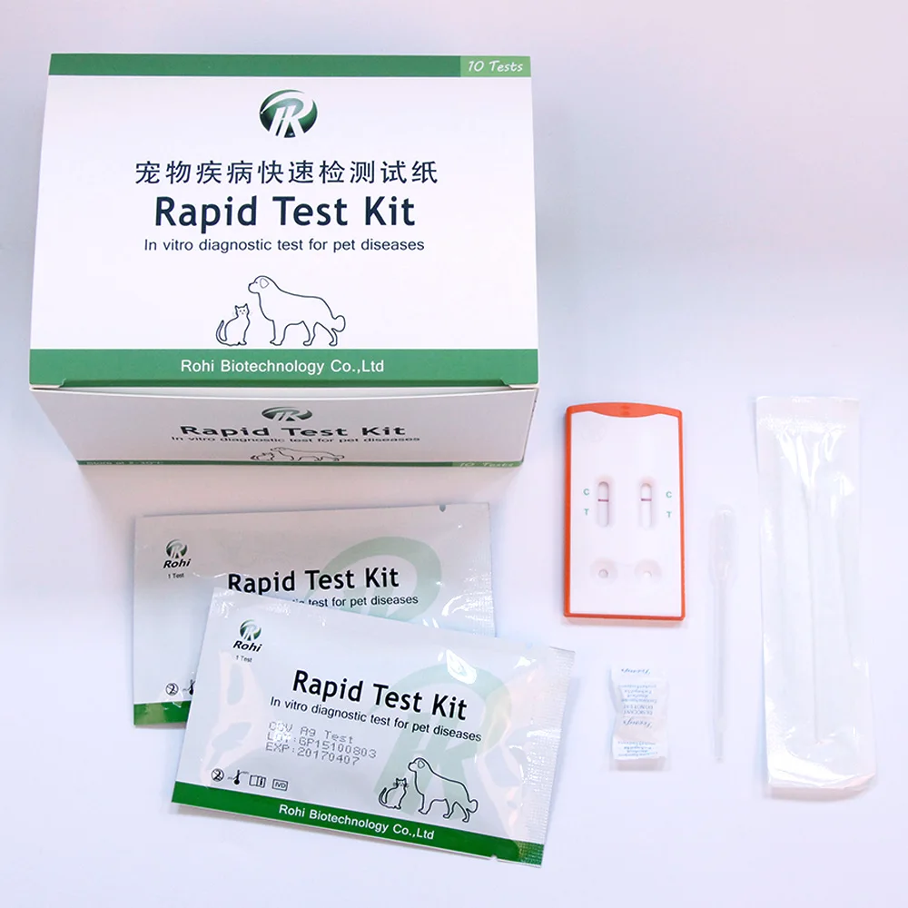 Canine Parvo Virus Ag Rapid Test Kit /high Quality Veterinary Cpv Ag ...