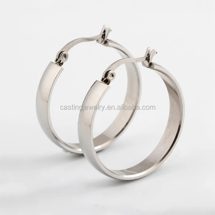 Self piercing hoop earrings Clearance