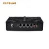 X86 Linux Mini 4 Lan Fanless Desktop Computer I3