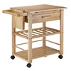 Smooth Surface Two Tier Different Storage Rack Kitchen Storage Trolley