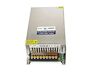Eyeboot 24V 500W DC Universal Regulated Switching Power Supply AC to DC 20.8 Amps
