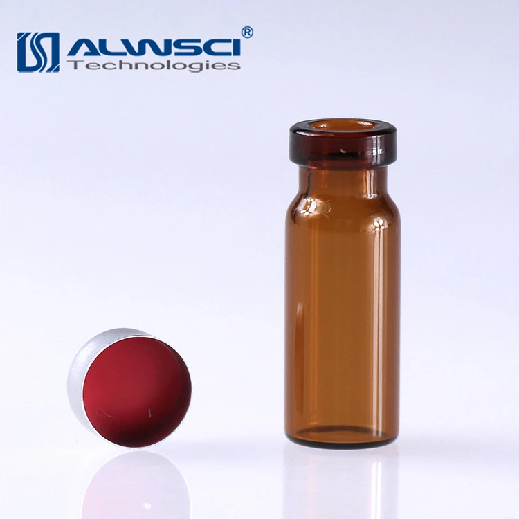 1.8ml Amber Crimp Hplc Injection Vials Compatible With Agilent