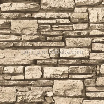 Pvc hout steen baksteen 3d moderne behang behang luxe klassieke ...