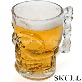 skull glass cup