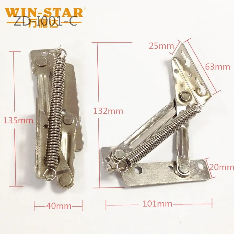 Adjustable Headrest Hinge For Futon Sofa Cupboard Drop Down Hinges For