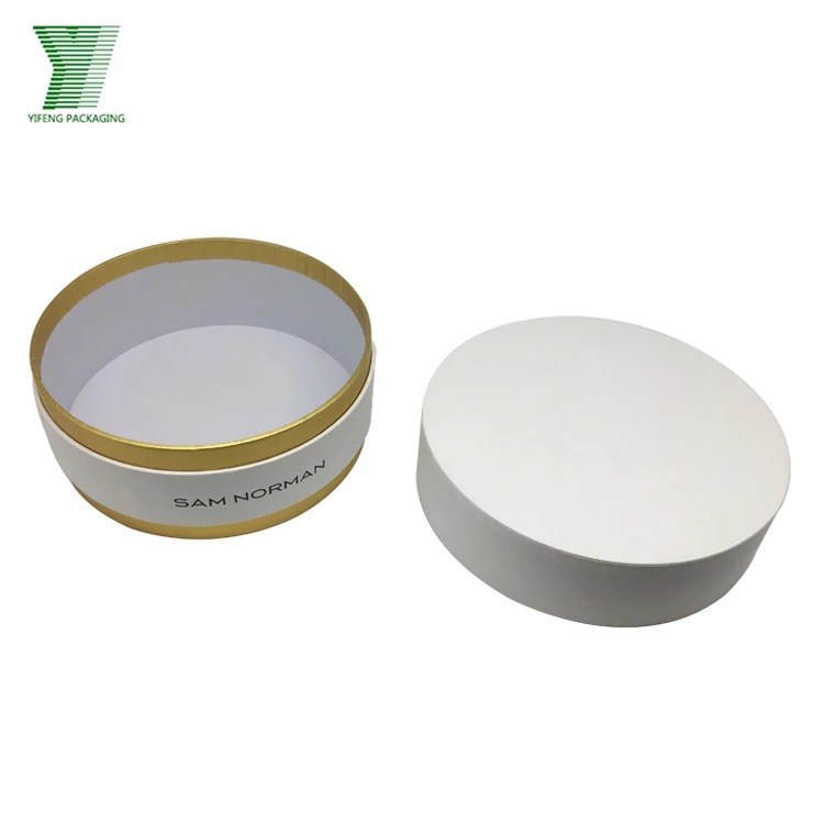 Wholesale Cylinder Custom Made Cardboard White Hat Box Round Buy