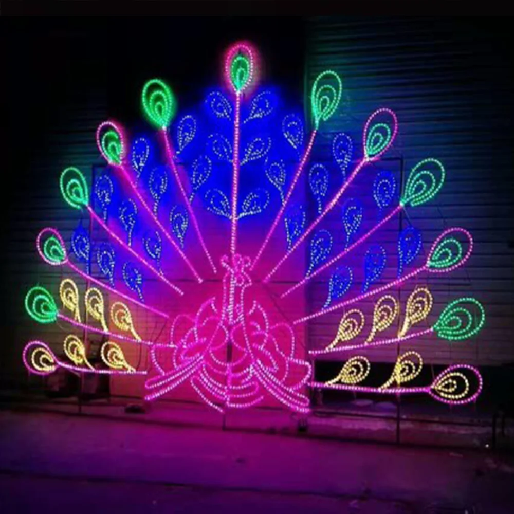 Rope Light Multi Color Led Pea Motif Lights For Festival Rope Light Multi Color Led Pea