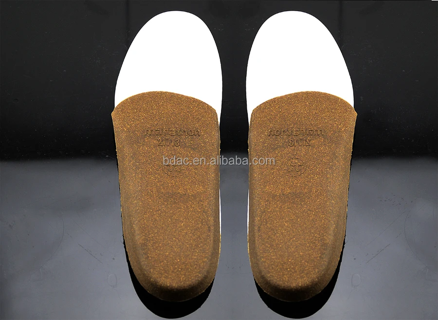 Slight Arch Supports Heel Cup Comfort Cork Shoe Insoles Buy Cork Shoe